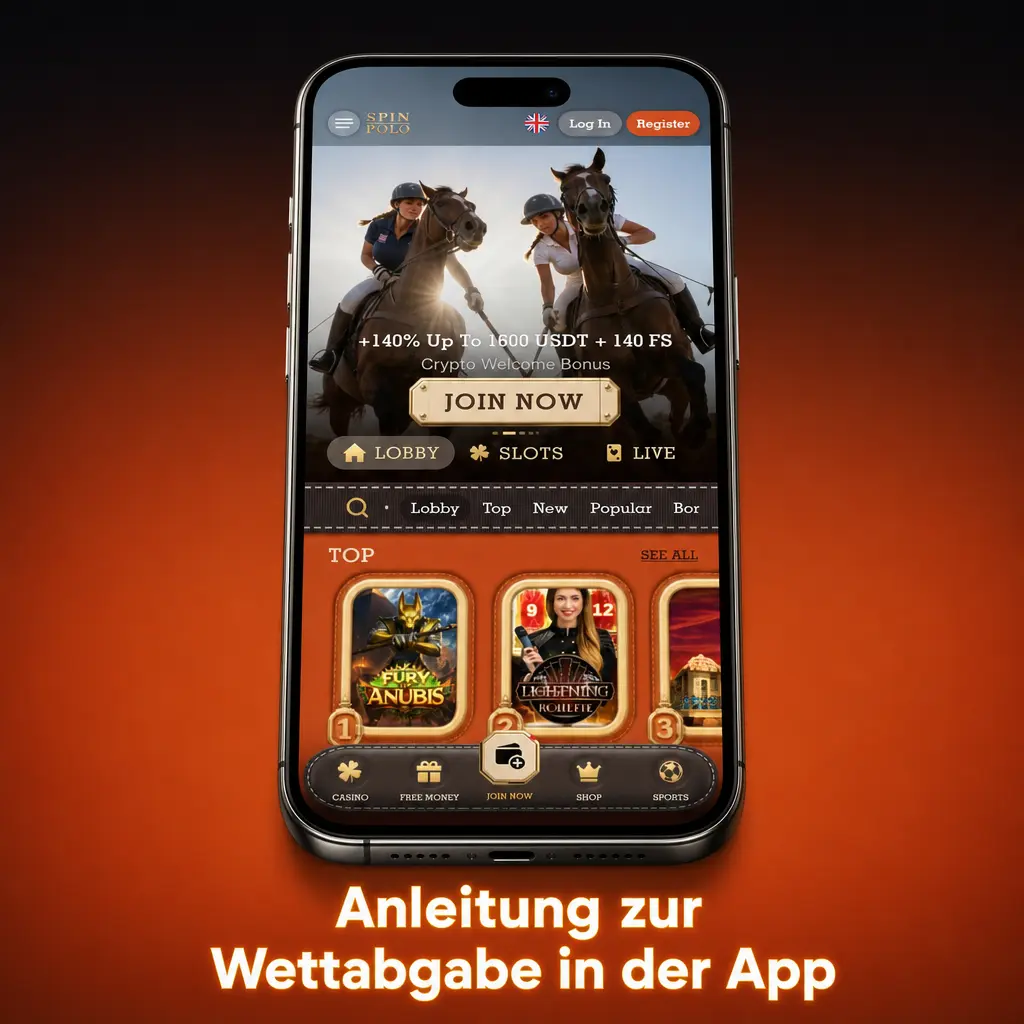 Schritt-für-Schritt-Anleitung zur Wettabgabe in der App mit Sportart, Quote, Einsatz und Bestätigung