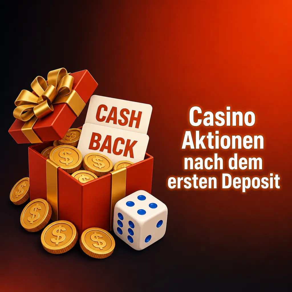 Casino Aktionen nach der ersten Einzahlung: Reload-Boni, Cashback, Freispiele und Turniere 2026