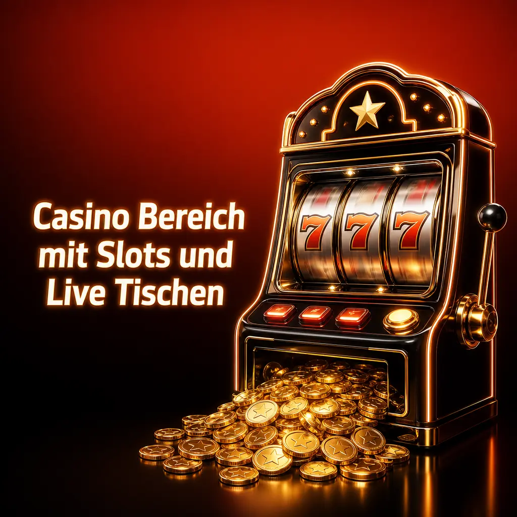 Spinpolo Casino Lobby mit Slots, Live Casino Tischen, Crash Games und Jackpot Spielen
